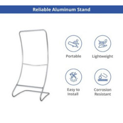 Fabric Display Stand Snake C Package, Double Sided (36.2" x 122.8")