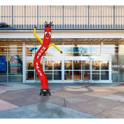 Huge Sale Inflatable Tube Man Red with Yellow Arms Package