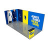 20' Backlit Trade Show Display - Design 4 (Single Sided)