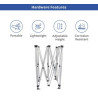 20' Aluminum Canopy Tent - Sustainable Tent Fabric (Frame+Topper)