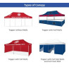 20' Aluminum Canopy Tent - Sustainable Tent Fabric (Frame+Topper)