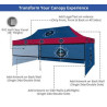 20' Aluminum Canopy Tent - Sustainable Tent Fabric (Frame+Topper)