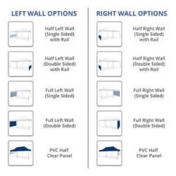 20' Aluminum Canopy Tent - Sustainable Tent Fabric (Frame+Topper)