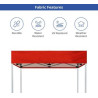 6' Aluminum Canopy Tent - Standard Tent Fabric (Topper Only)