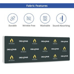 20' x 8' Step and Repeat Wall Box Fabric Display (Graphic only)