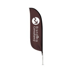 2' x 7.58' Feather Flag Double Sided Graphic package w/Cross Base