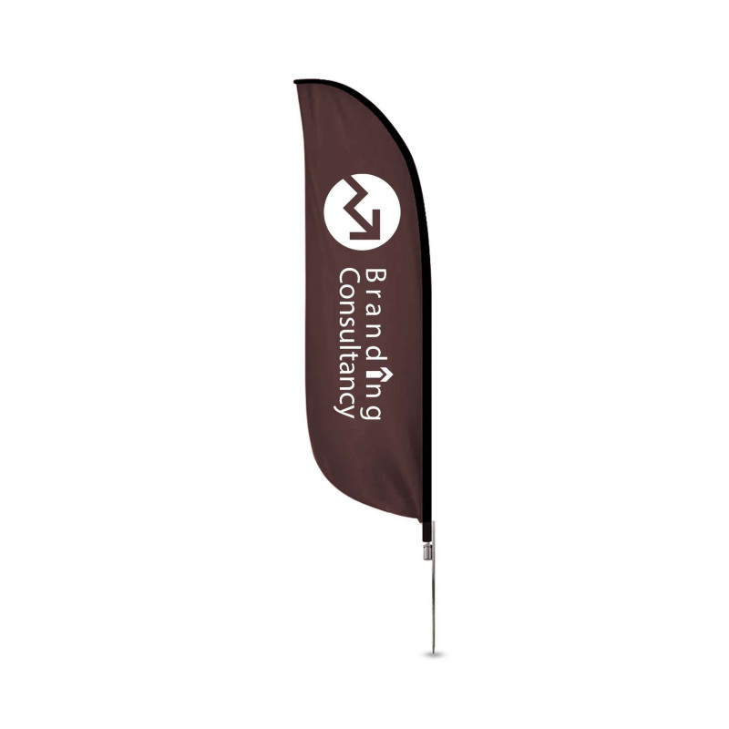 2' x 7.58' Feather Flag Double Sided Graphic package w/Cross Base