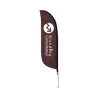 2' x 7.58' Feather Flag Double Sided Graphic package w/Cross Base