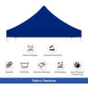 Blue Canopy Tent (Topper and Frame) - (10' x 10ft)