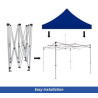 Blue Canopy Tent (Topper and Frame) - (10' x 10ft)