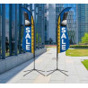 Shark Fin Flags, Single Sided Package (3' x 9.75ft)