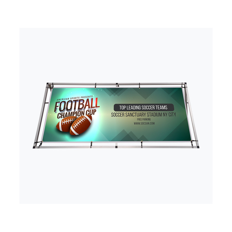 Horizontal A Frame with Banner (21' x 3ft)