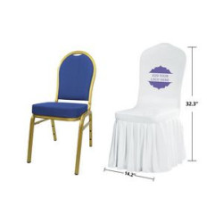 Pleated Banquet Chair Covers (14.2" x 32.3")