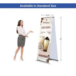 LT Banner Stands Double Sided Package (2.5' x 6ft)