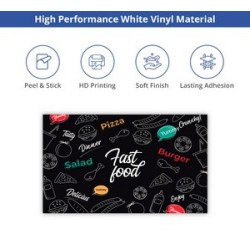 Wall Graphic Adhesive Vinyl (1' x 1ft/Sqft)