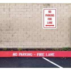 No Parking Fire Lane Signs (1' x 1ft) SQFT