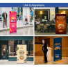 Silverstep 36" x 69" Retractable Banner Stand (Graphic only)