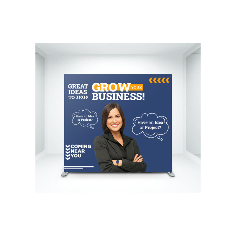 Pillow Case Backdrop - Straight Package (8' x 8ft)