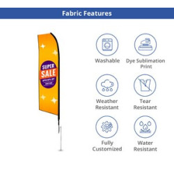 Swooper Flags Package (Graphic + Pole)