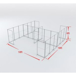SEG Isolation Cabins (18' x 18' x 6')