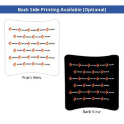 8' x 8' Step and Repeat Curved Pillow Case Backdrop (Graphic only)
