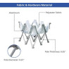 8' x 8' Fabric Pop Up Straight Display Package (With LED light)