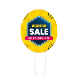 Economy Yard Signs - Die cut