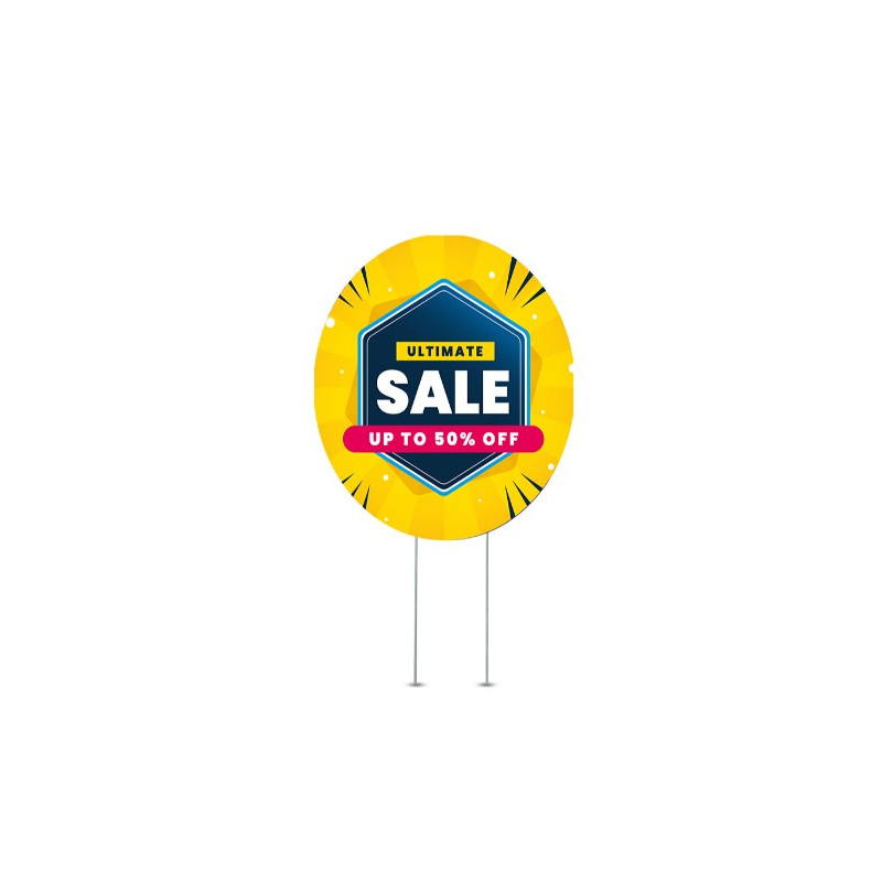 Economy Yard Signs - Die cut