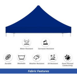 Blue Canopy Tent (Topper and Frame) - (20' x 10ft)