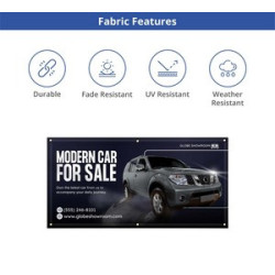 Custom Ultra Premium Vinyl Banners with Top and Bottom Pole Pocket (1' x 1ft/SQFT)