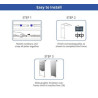 L shaped Tube Arch Fabric Display (Hardware only)