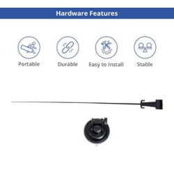 Suction Cup Flags - Teardrop Double Sided Package (12.17'' x 23.78'')