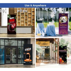 Multifunctional Adjustable X-Banner Stand Package (2.5' x 6ft)