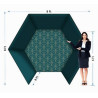 Hexagonal Vogue Booth Enclosure (Double Sided Package)