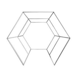 Hexagonal Vogue Booth Enclosure (Double Sided Package)