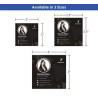 Square Business Cards - Printed Front and Back (2.5" x 2.5")