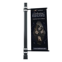 Pole Banners with Top and Bottom Pole Pocket (1' x 1ft/SQFT)