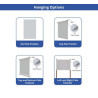 Pole Banners with Top and Bottom Pole Pocket (1' x 1ft/SQFT)