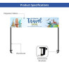 Table Top Banner Display Package, Double Sided (6.07' x 1.48ft)