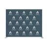 10' x 8' Step and Repeat Straight Pillow Case Backdrop Double Sided Package
