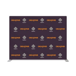 10' x 8' Step and Repeat Straight Pillow Case Backdrop Double Sided Package
