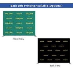 10' x 8' Step and Repeat Straight Pillow Case Backdrop Double Sided Package