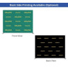 10' x 8' Step and Repeat Straight Pillow Case Backdrop Double Sided Package