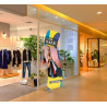 Fabric Display Stand S Shape (Graphic only)