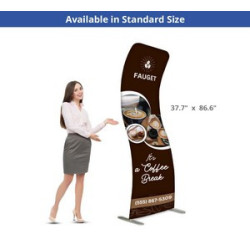 Fabric Display Stand S Shape (Graphic only)