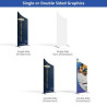 20' Magnetic Modular Fabric Displays U Shape (Double Sided)