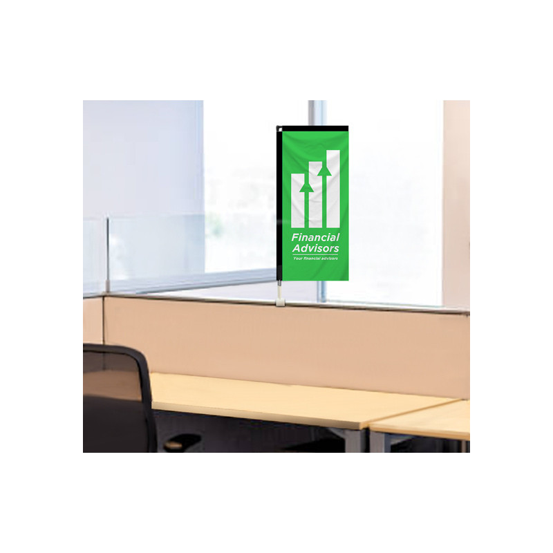 Clip Flags - Rectangle - Single Sided Graphic Package (9.06" x 20.47")