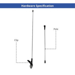 Clip Flags - Rectangle - Single Sided Graphic Package (9.06" x 20.47")