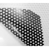 Perforated Window Signs or One Way Vision Signs with a Squeegee (12" x 12" )
