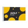 Golf Flags - Rectangle with Plastic Tube + Fibre Pole (20" x 14") - Double Sided